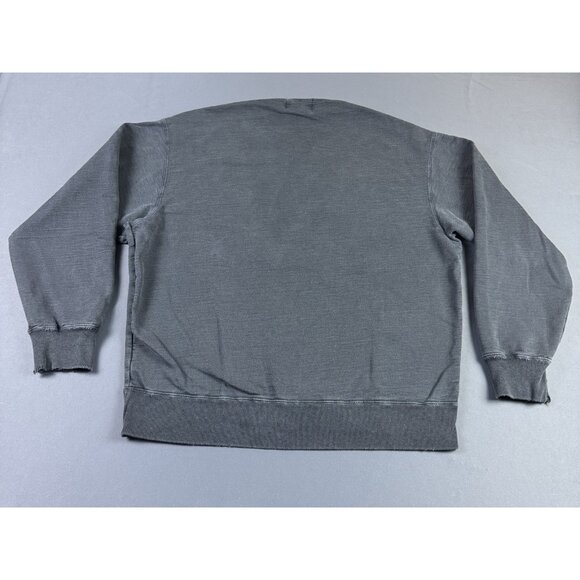 Vintage Rare 90s Roots Canada Sun Faded Black Crewneck Sweater Fit Medium Hype - Picture 2 of 12